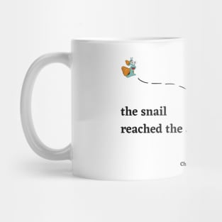 Spurgeon Quote "By perseverance the snail reached the ark" Mug